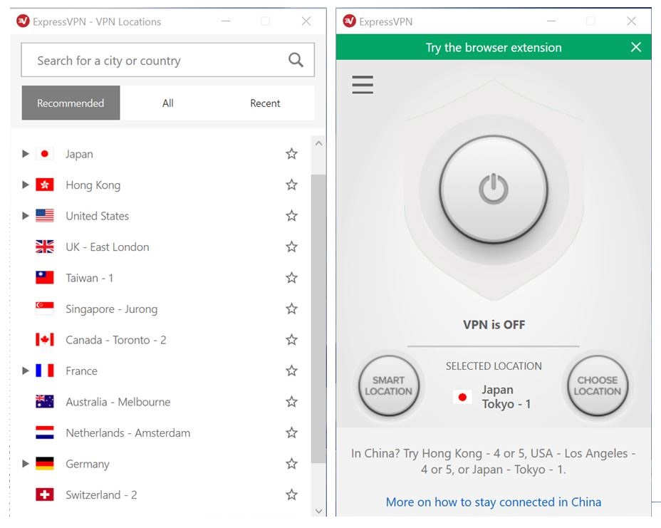 ExpressVPN Server Distribution