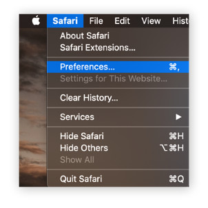 stop safari blocking cookies